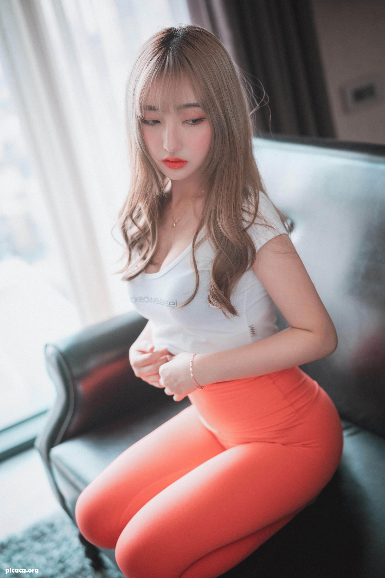 Hanari(하나리) NO.010 [DJAWA] Photo Vol.0100 Red Orange & Cool Mint [50P 523MB] - 在线看可下载原图