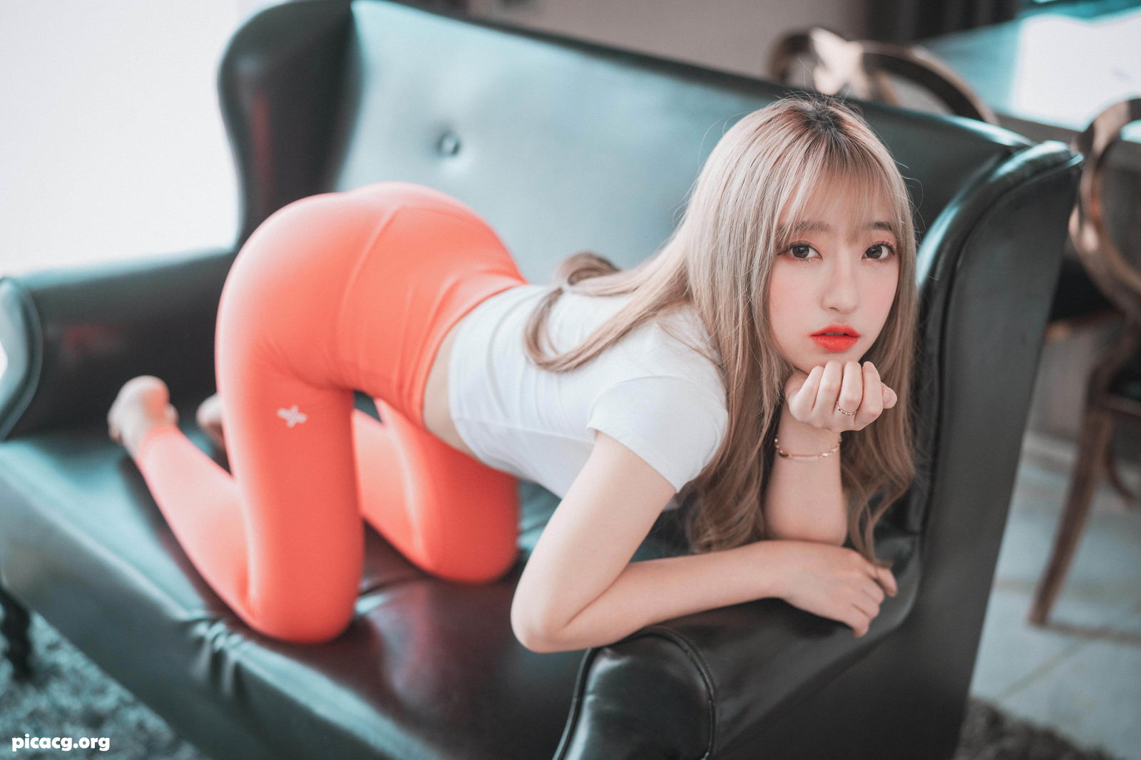 Hanari(하나리) NO.010 [DJAWA] Photo Vol.0100 Red Orange & Cool Mint [50P 523MB] - 在线看可下载原图