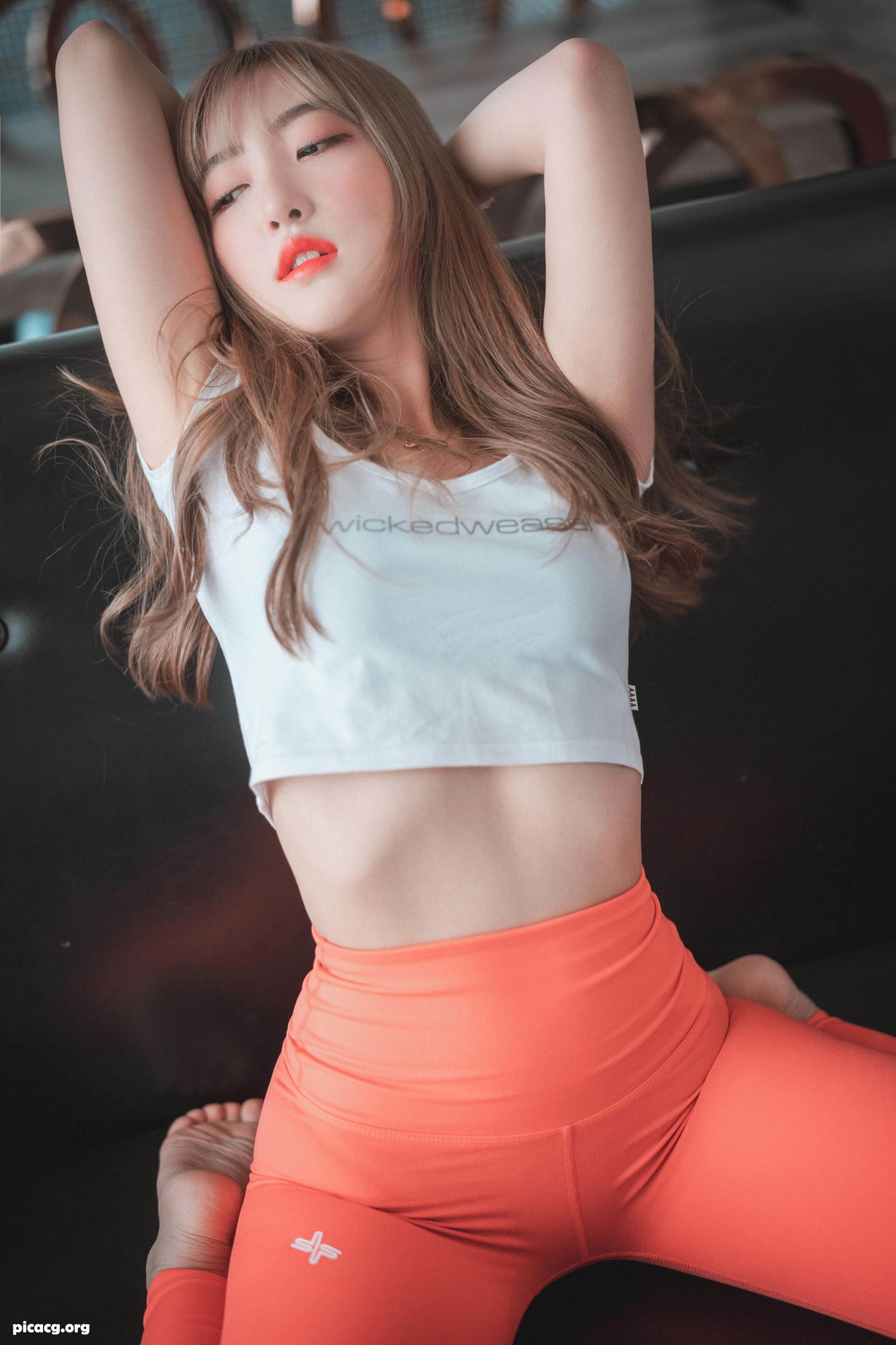 Hanari(하나리) NO.010 [DJAWA] Photo Vol.0100 Red Orange & Cool Mint [50P 523MB] - 在线看可下载原图