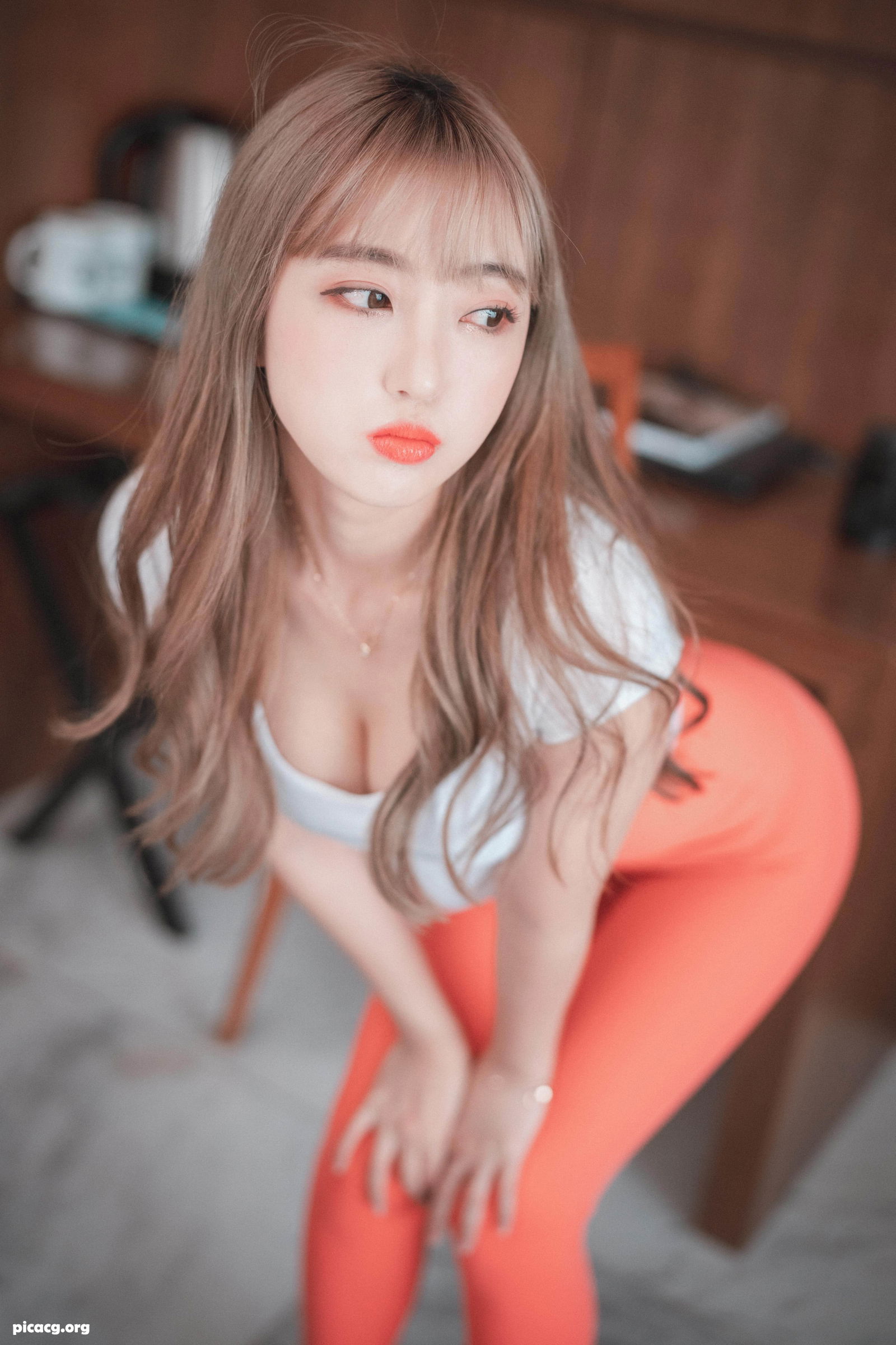 Hanari(하나리) NO.010 [DJAWA] Photo Vol.0100 Red Orange & Cool Mint [50P 523MB] - 在线看可下载原图