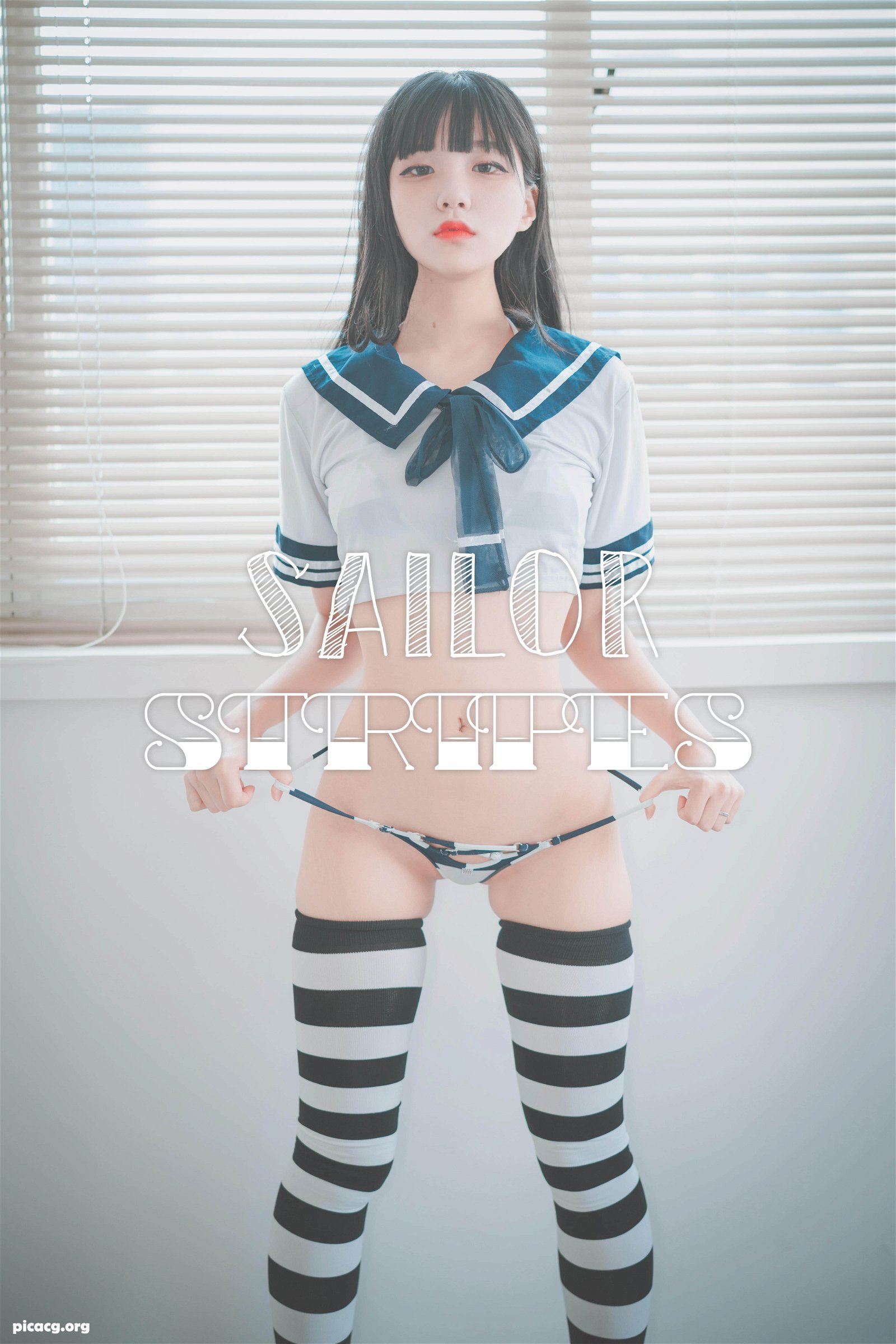 Jenny (정제니) NO.041 DJAWA Sailor Stripes - 在线看可下载原图