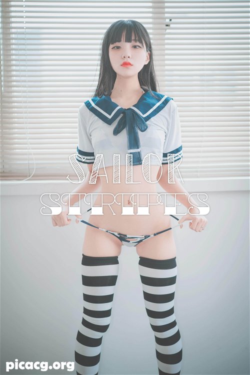 Jenny (정제니) NO.041 DJAWA Sailor Stripes - 在线看可下载原图