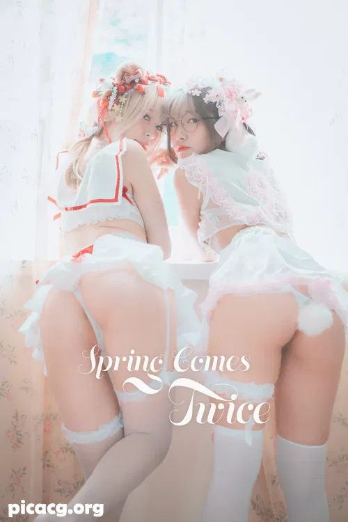 Mozzi(もち) NO.015 DJAWA Spring Comes Twice Mozzi & Son Son [61P 560.36MB] - 在线看可下载原图