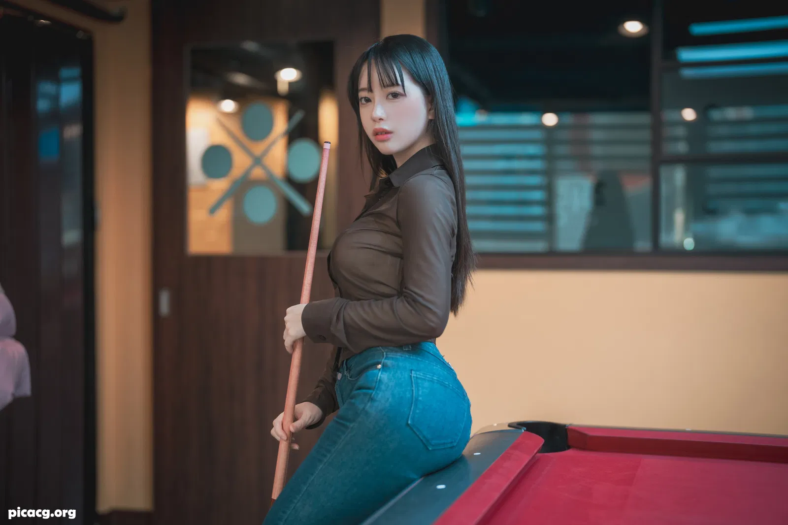 ZziZzi NO.002 DJAWA Photo Billiards Girl [49P 953.31MB] - 在线看可下载原图