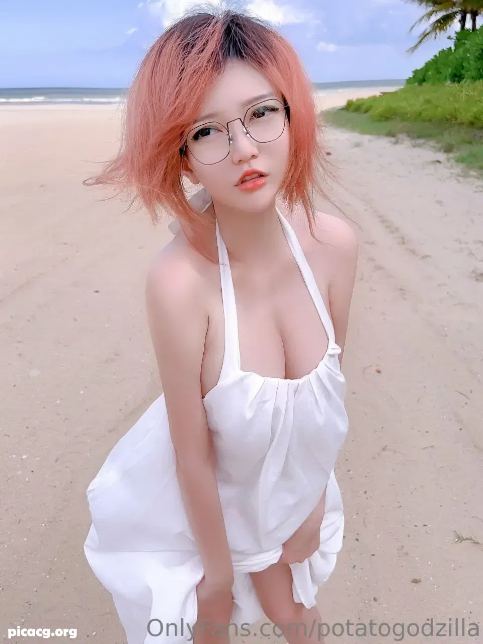 Potato Godzilla NO.111 Bikini And White Dress [20P 12.03MB] - 在线看可下载原图