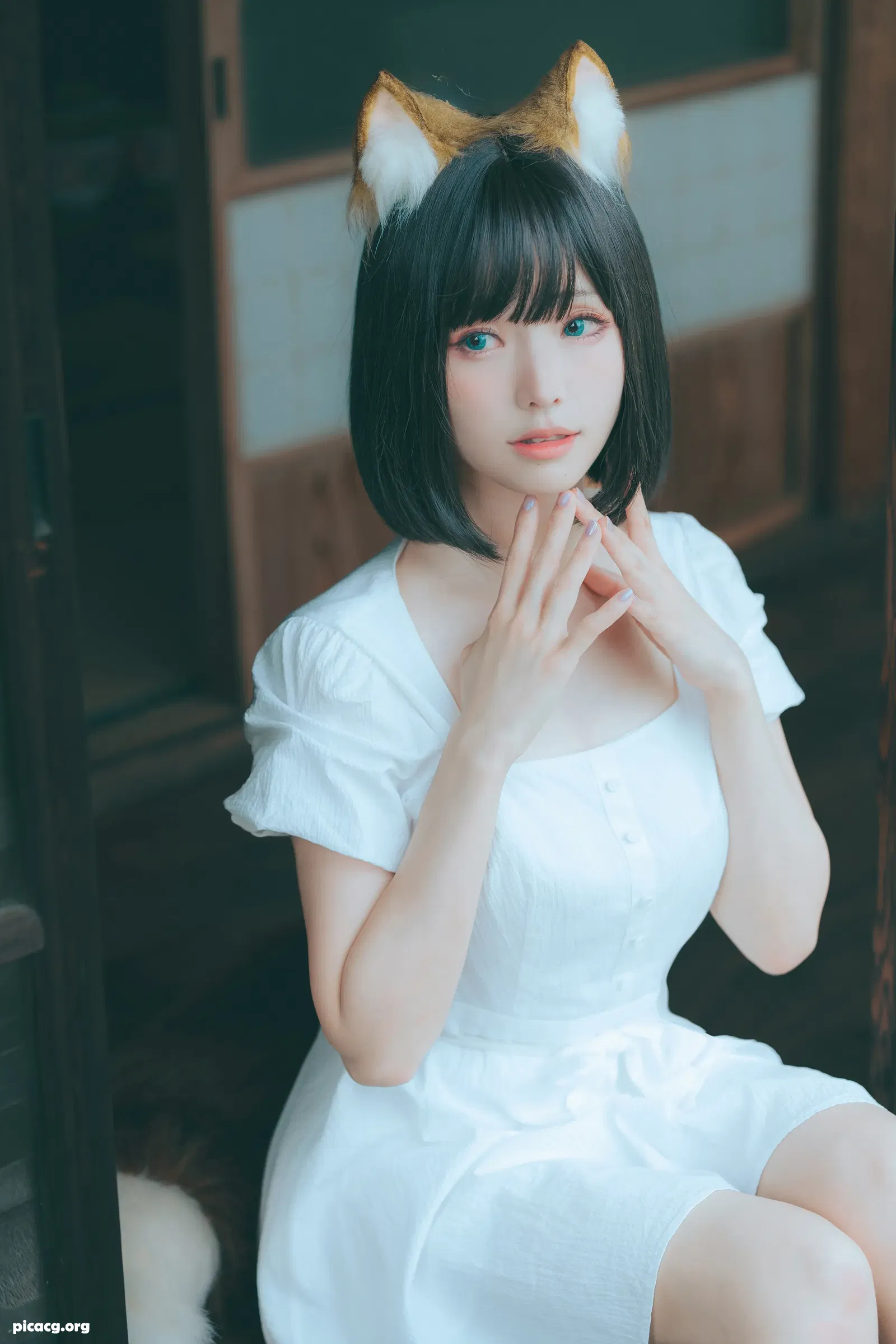 ElyEE子 NO.112 23.July B Dongitsune ~White dress 白洋裝狐少女 [59P 2V 166.68MB] - 在线看可下载原图