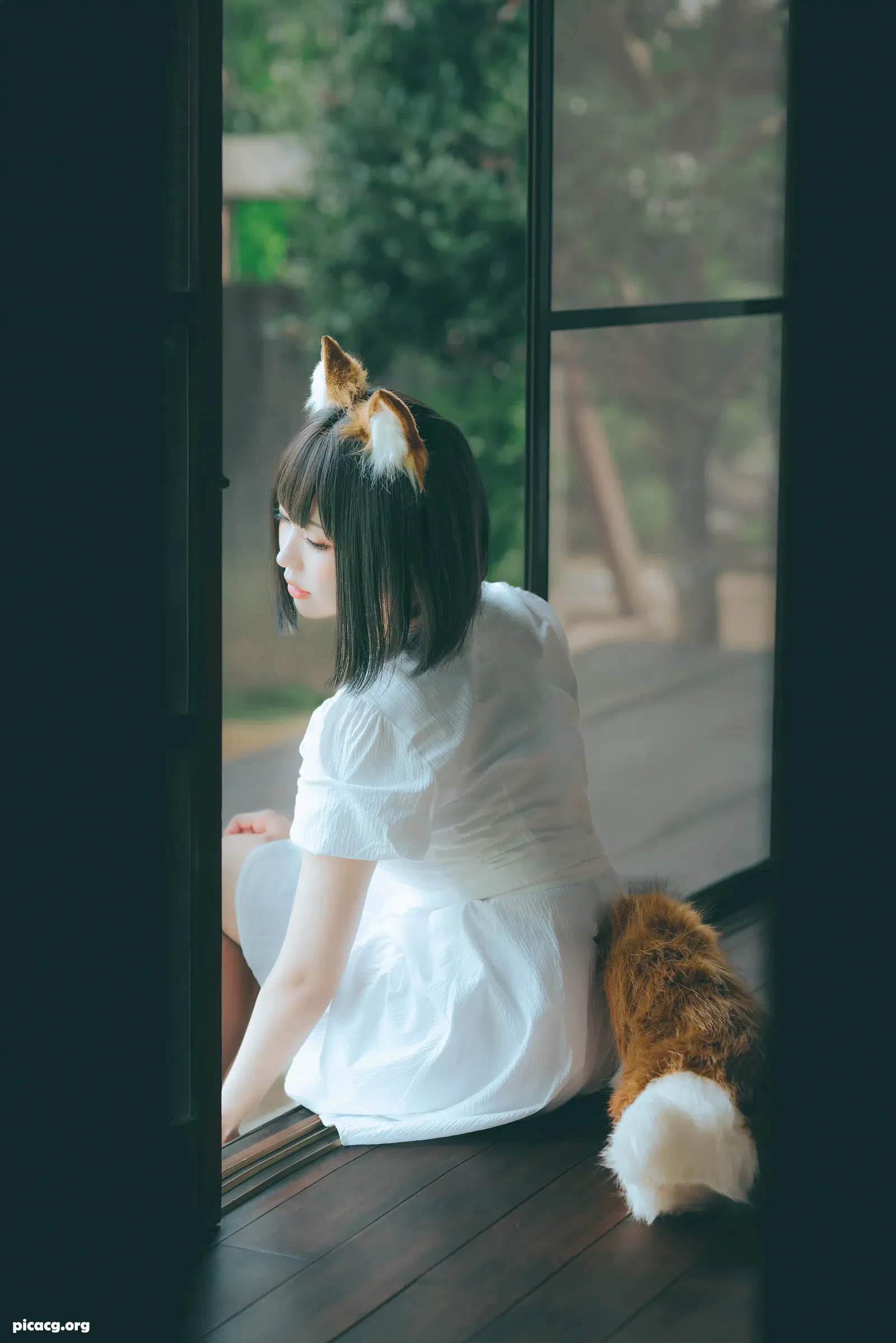 ElyEE子 NO.112 23.July B Dongitsune ~White dress 白洋裝狐少女 [59P 2V 166.68MB] - 在线看可下载原图