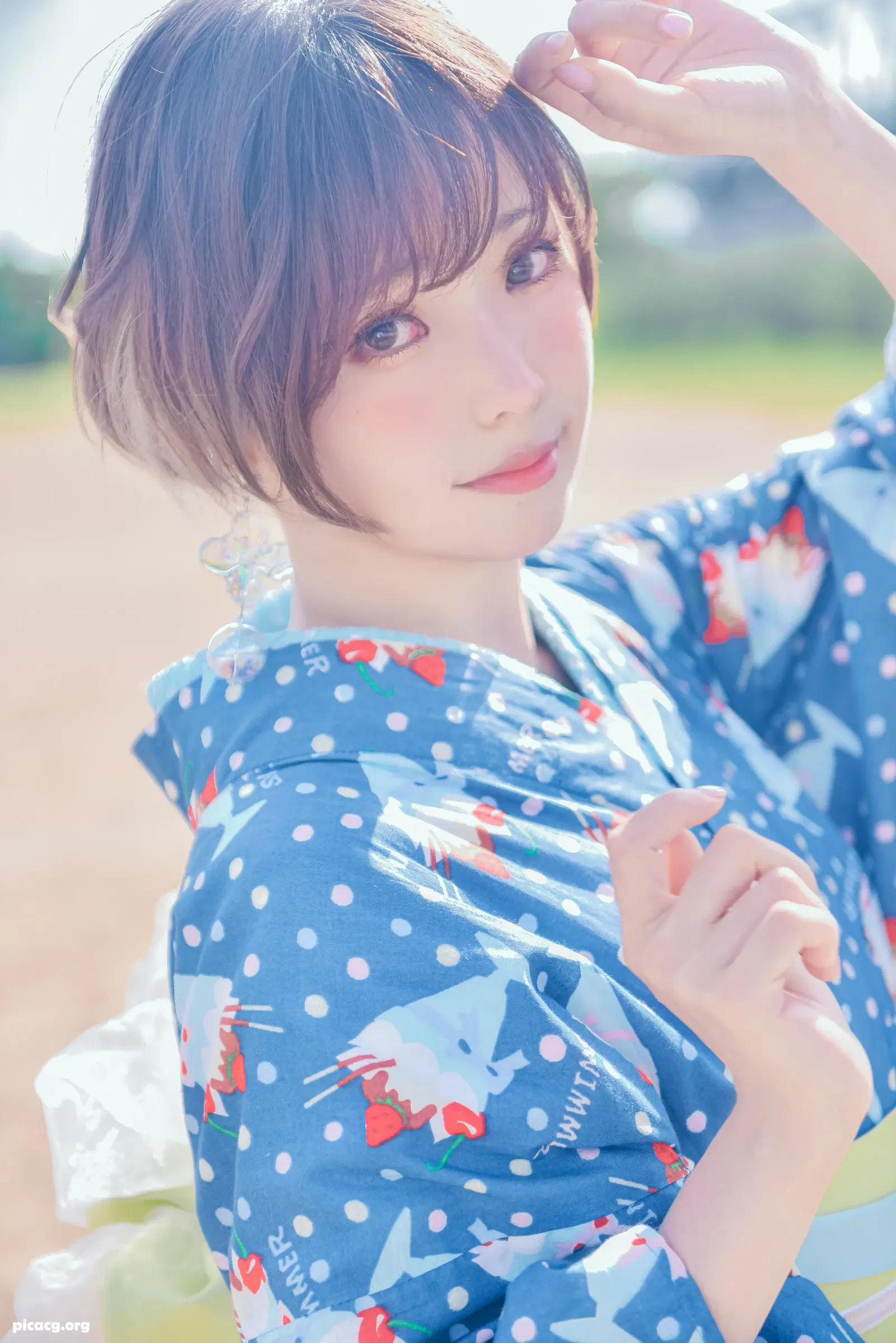 ElyEE子 NO.117 2023.august A 聖代浴衣 Sundae Yukata [28P 129.29MB] - 在线看可下载原图