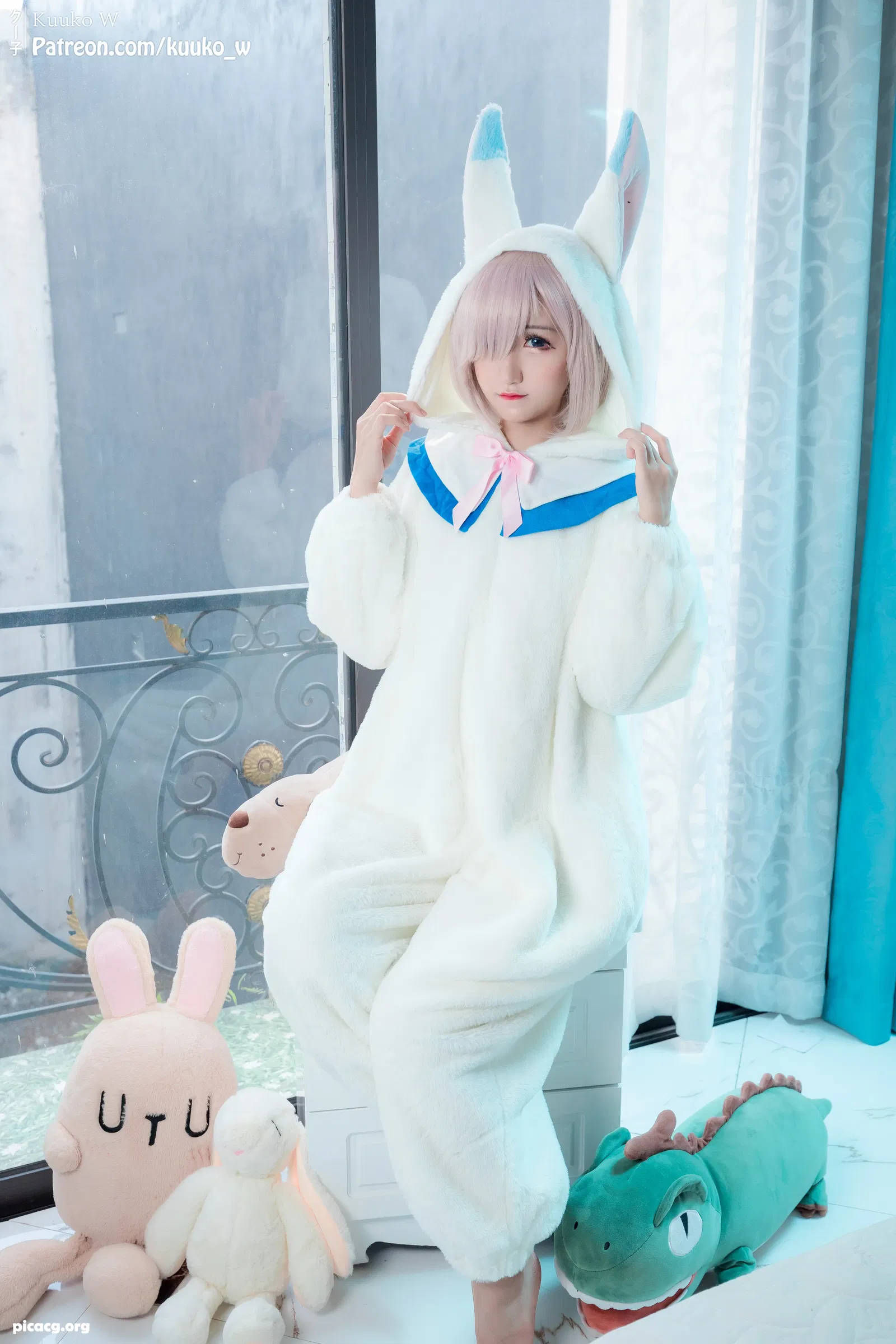 KuukoW NO.044 Mashu Kigurumi Pajama (Fate Grand Order) [36P 458.19MB] - 在线看可下载原图