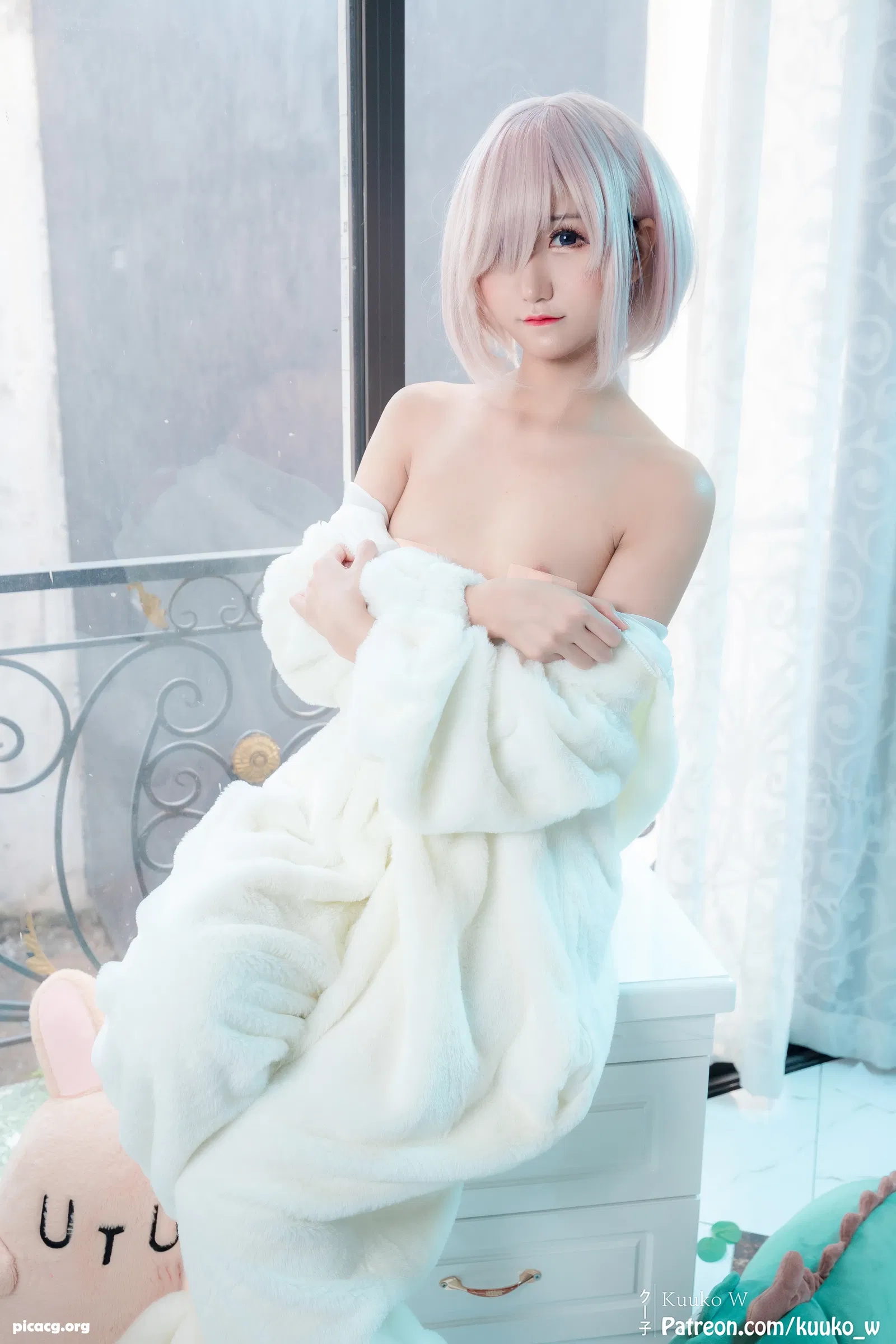 KuukoW NO.044 Mashu Kigurumi Pajama (Fate Grand Order) [36P 458.19MB] - 在线看可下载原图