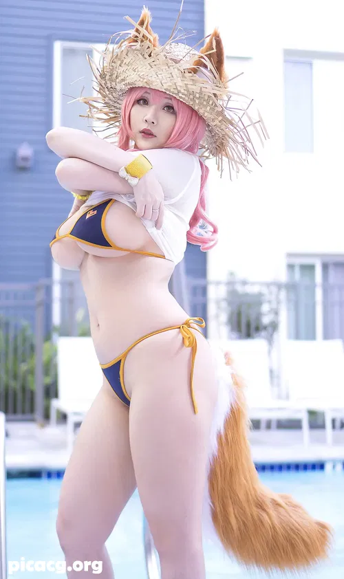 HanaBunny NO.262 Tamamo Bikini [9P 2.35MB] - 在线看可下载原图