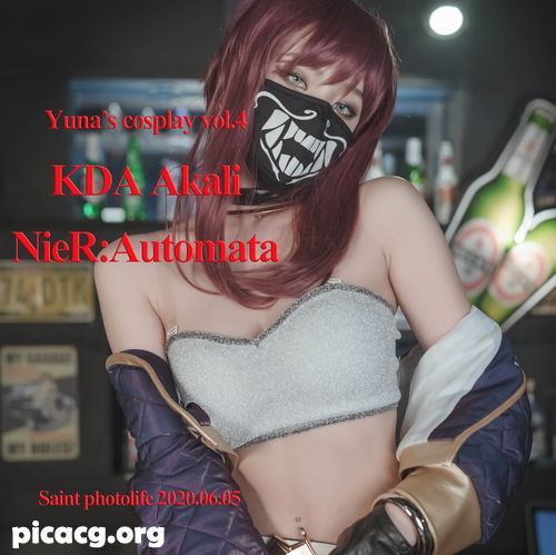 Yuna(윤아) NO.018 SAINT Photolife Yuna's Cos Vol.04 KDA Akali & Nier Automata 2B [65P 452.96MB] - 在线看可下载原图