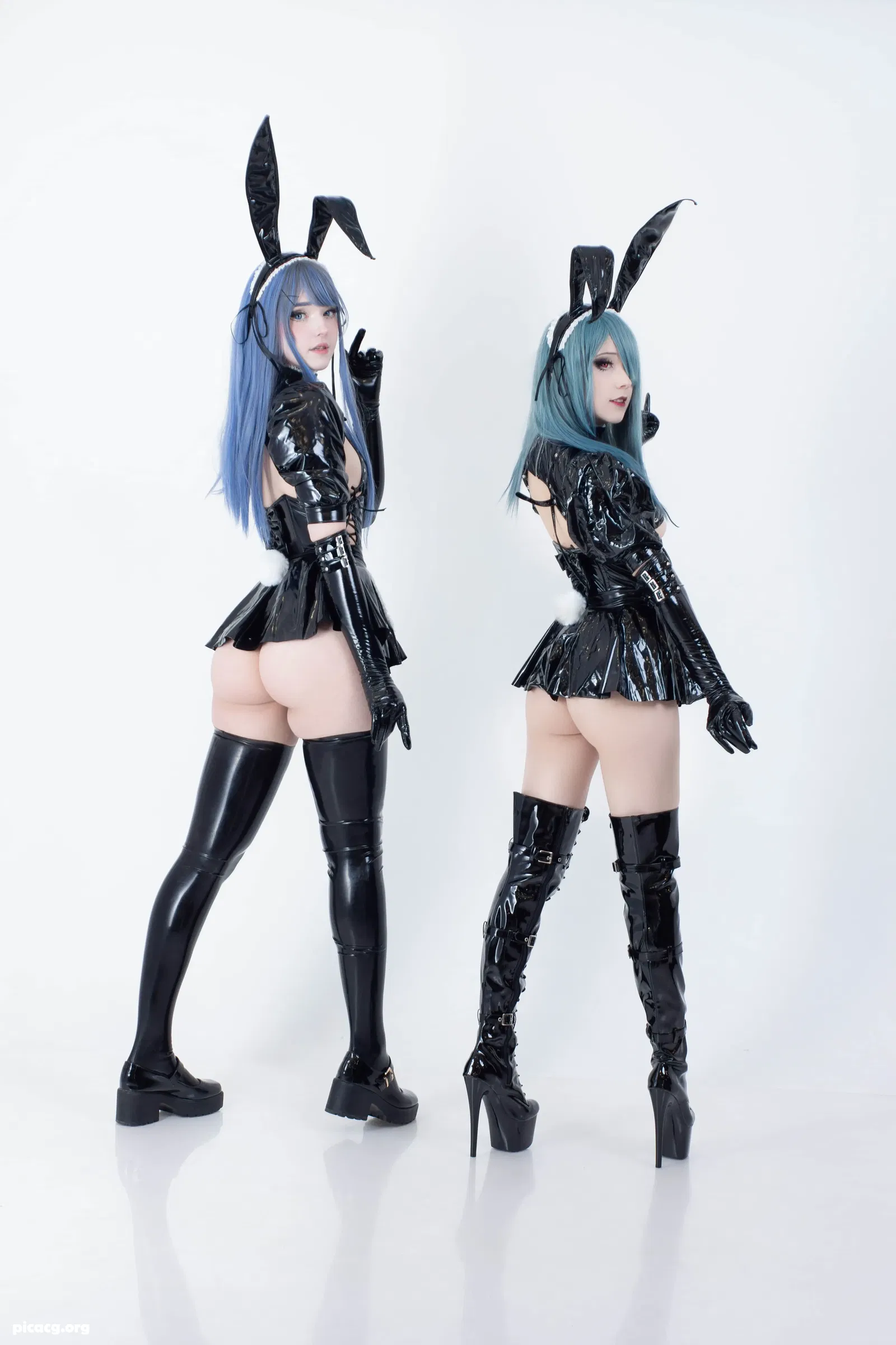 CandyBall NO.011 Latex Bunny Twins [57P 1V 517.2MB] - 在线看可下载原图