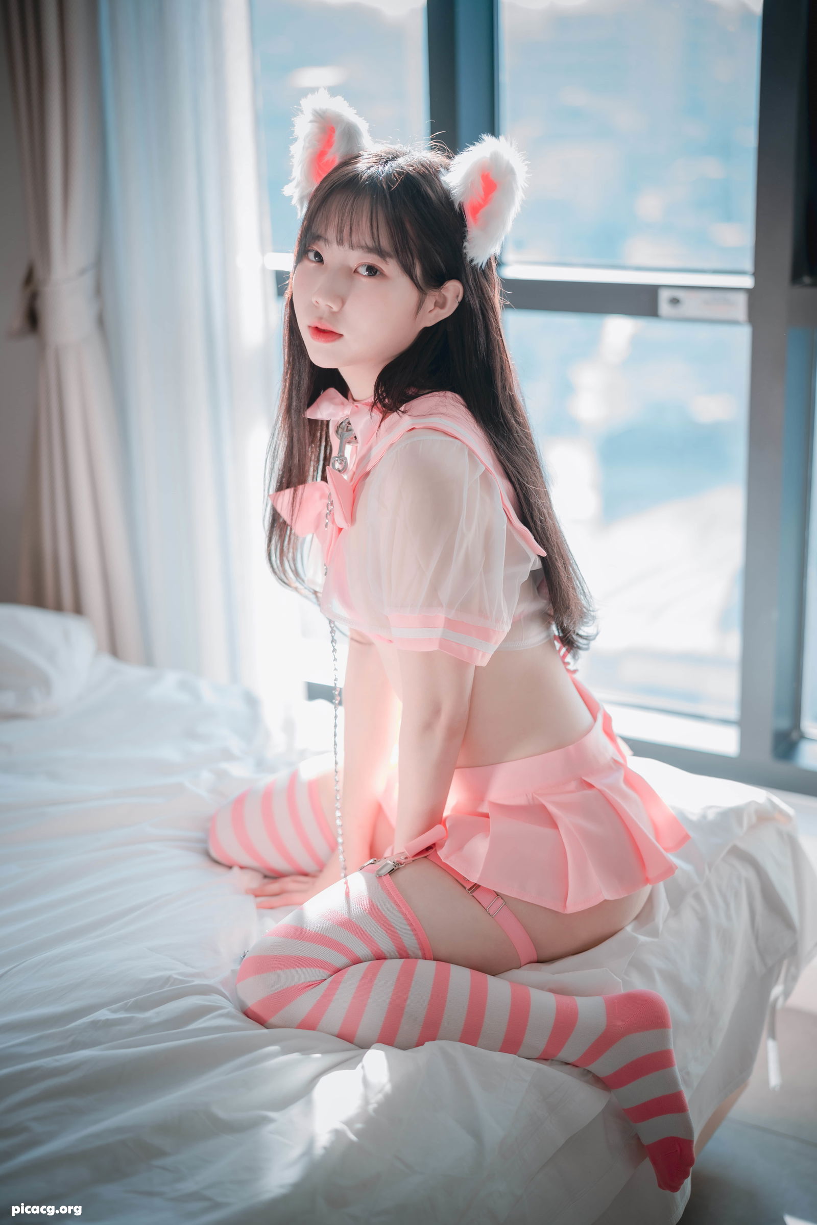 Myua(뮤아) NO.003 DJAWA Catgirl in Pink [72P 892.57MB] - 在线看可下载原图